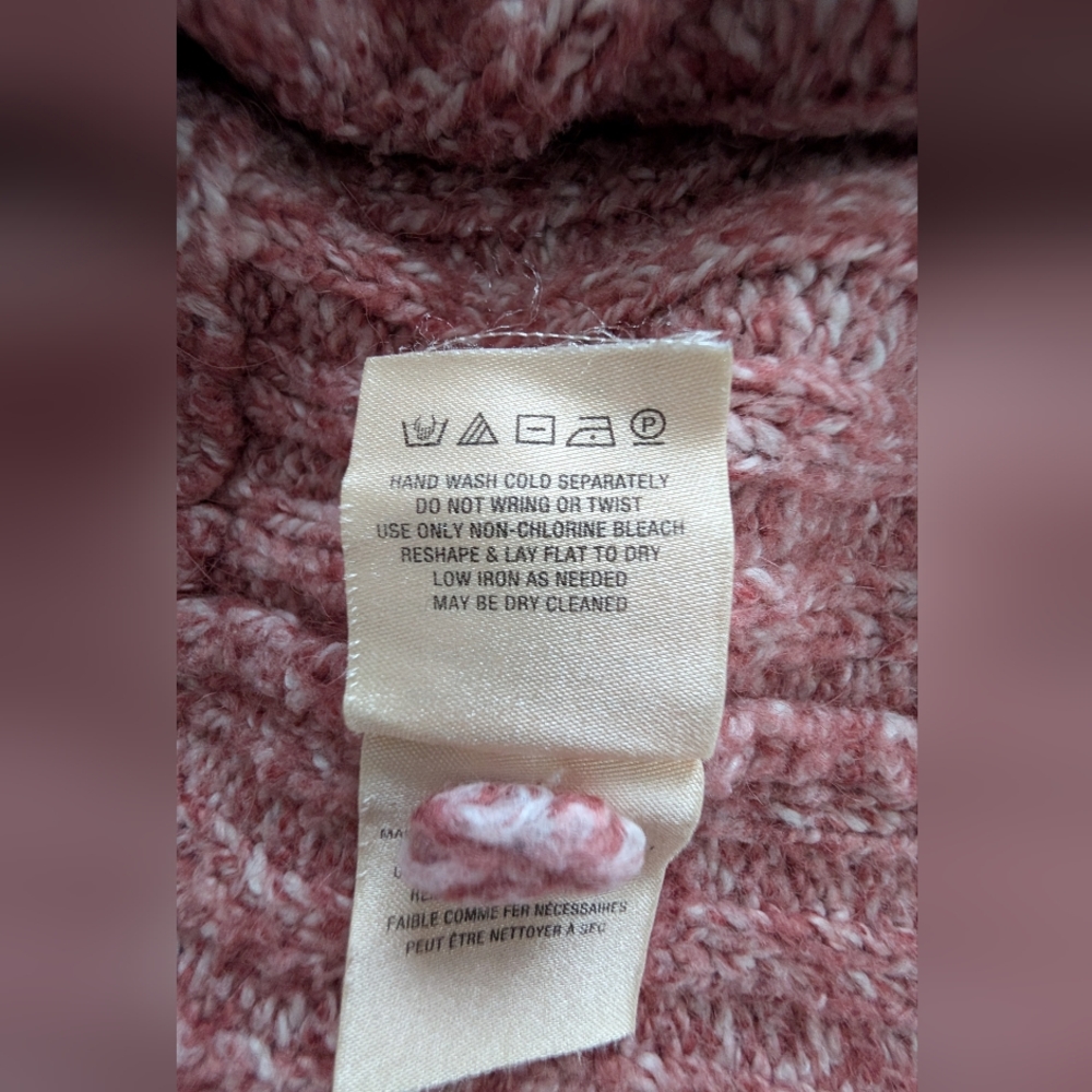 Angel Of The North Marled Pink Open Cardigan - Picture 14 of 14